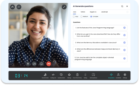 AI interview outsourcing platform interface in Atlanta, Georgia